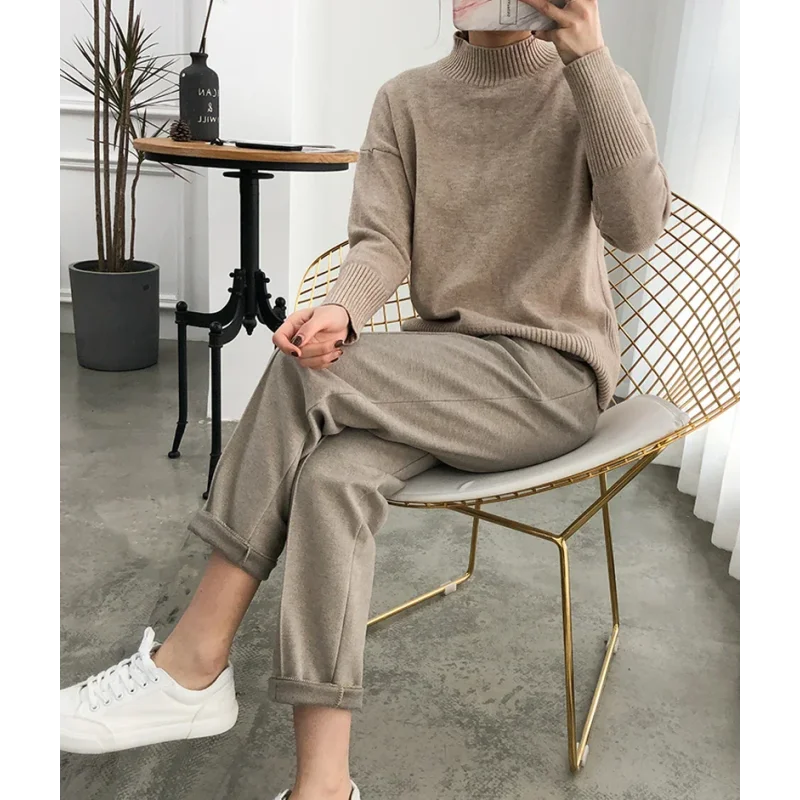 Calça de Alfaiataria Ajustada com Cintura Alta para Escritório Fiorenze