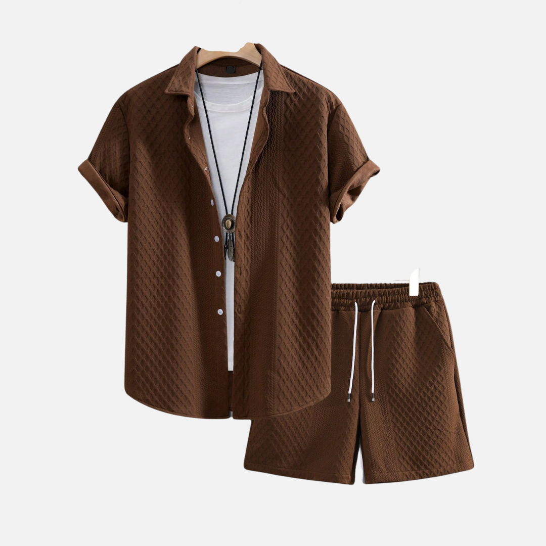 Conjunto Camisa e Short Masculino Fiorenze FRZ87