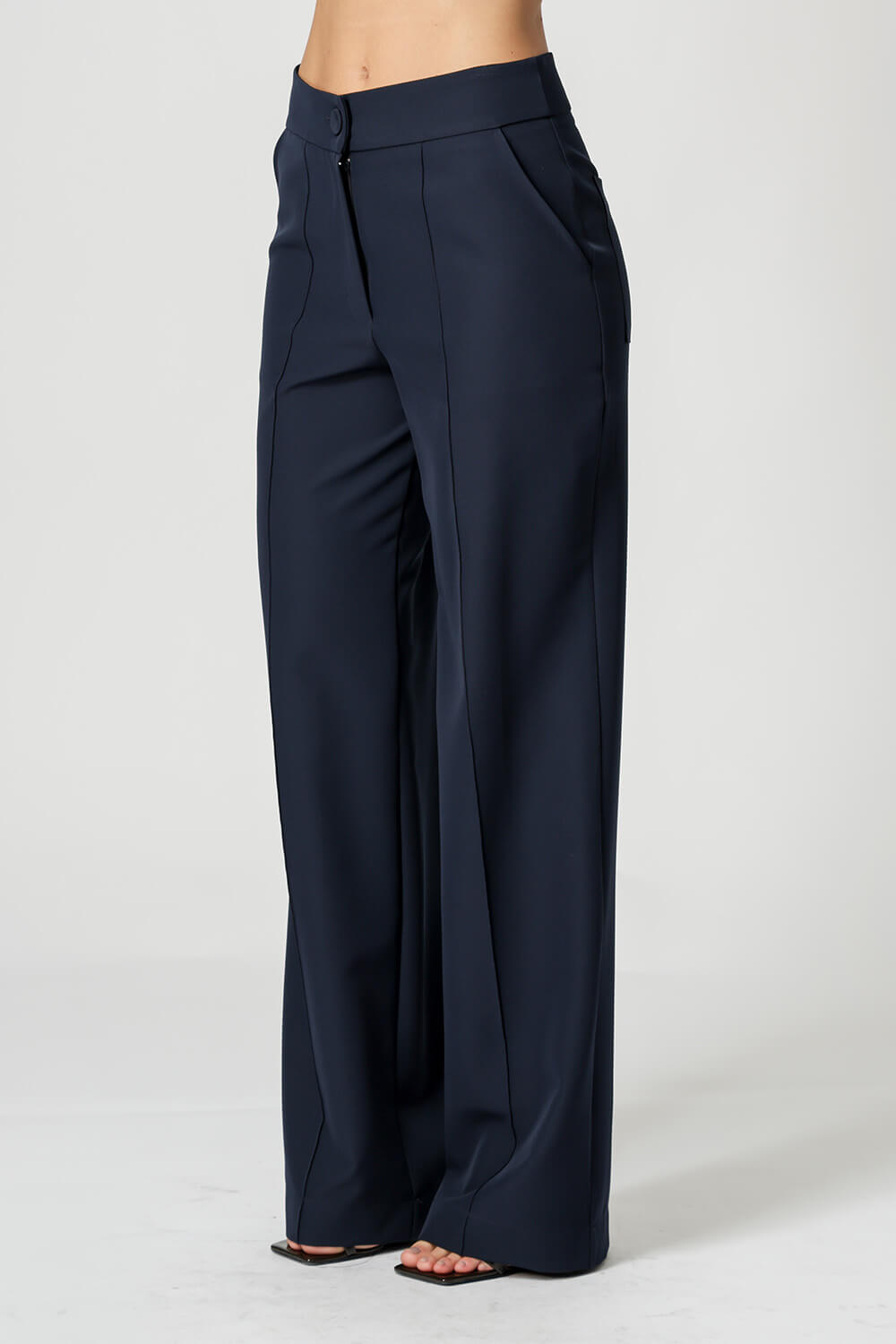 Calça Pantalona Com Vinco - Uban Fiorenze