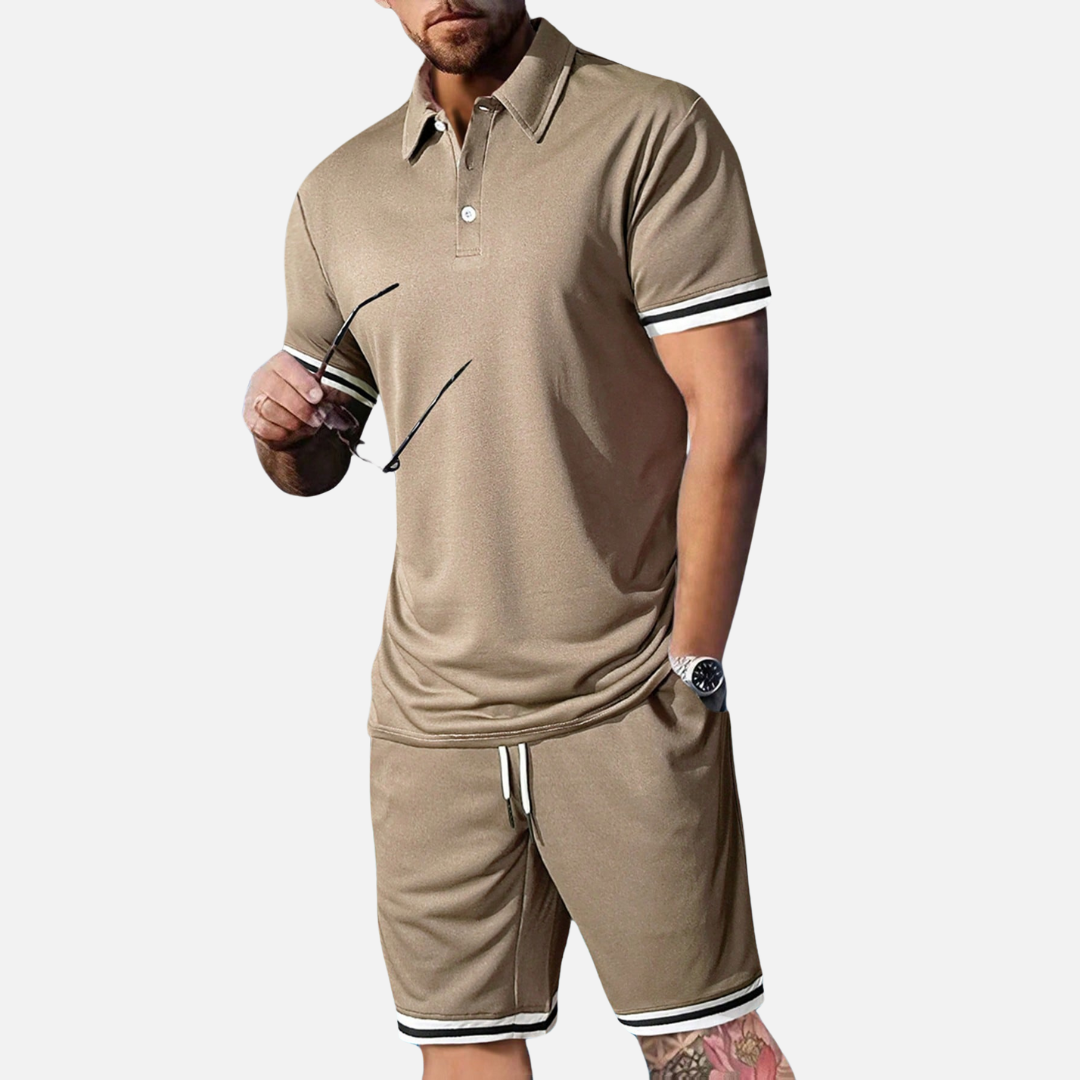 Conjunto Camisa Polo e Short Masculino Fiorenze FRZ40