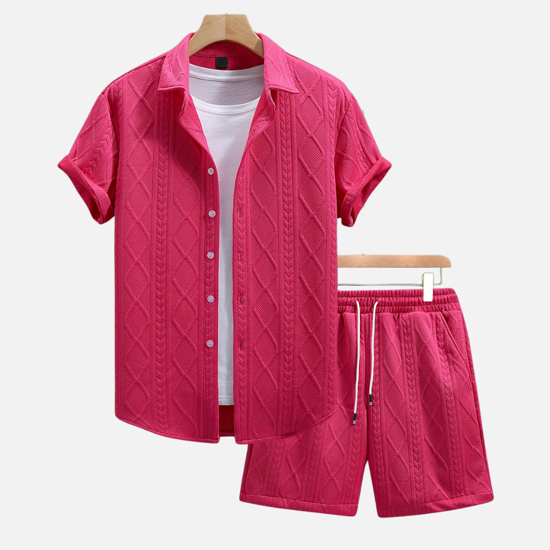 Conjunto Camisa e Short Masculino Fiorenze FRZ45