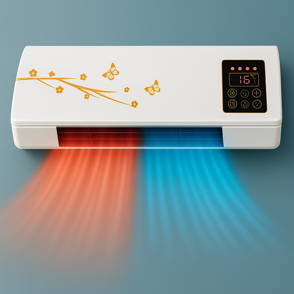 Ar-Condicionado Split Premium Portátil com Painel Digital e Controle Remoto