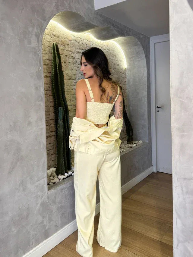 Conjunto Alfaiataria 3 Peças Eleonor