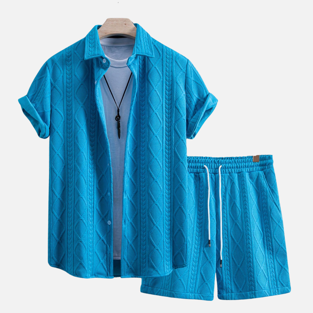 Conjunto Camisa e Short Masculino Fiorenze FRZ45