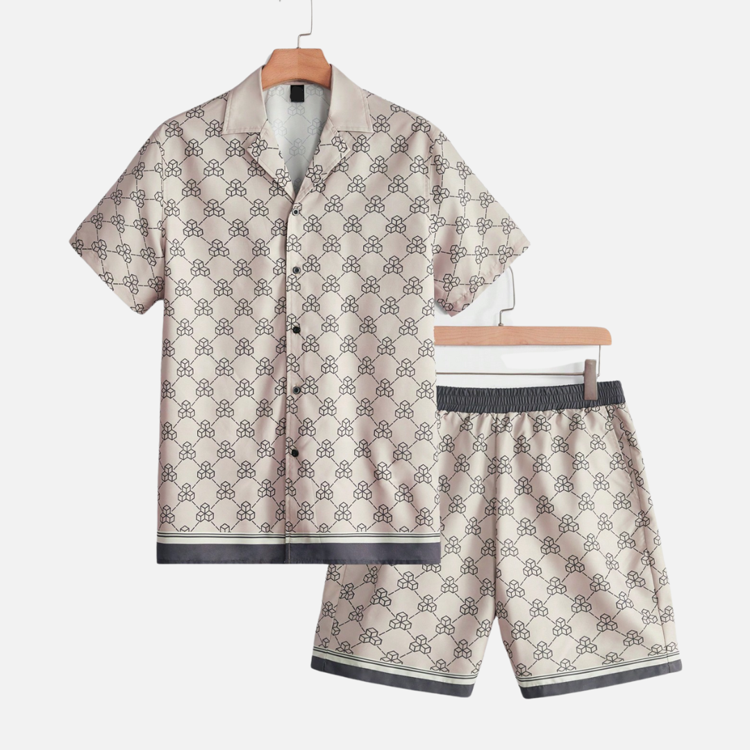 Conjunto Camisa e Short Masculino Fiorenze FRZ39