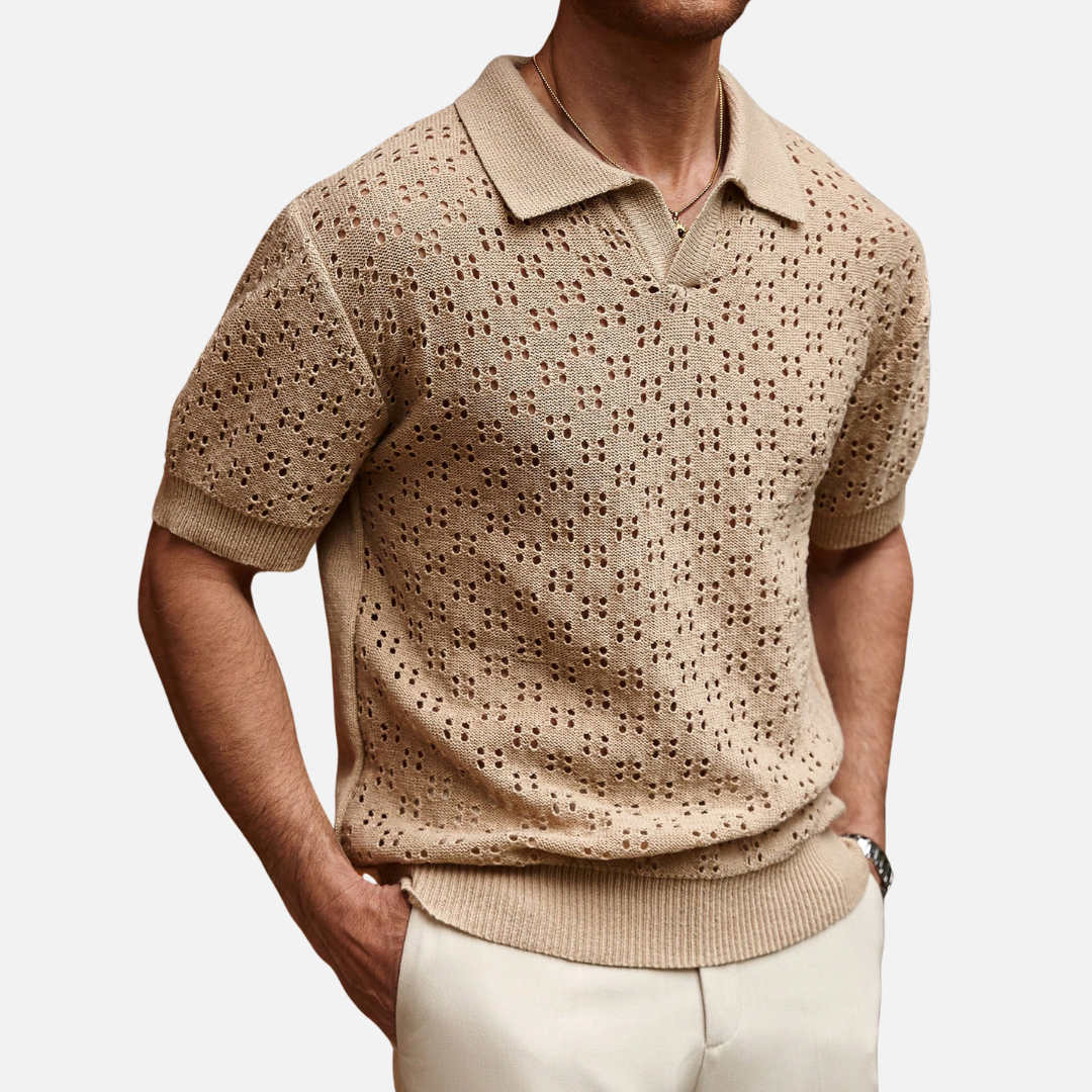 Camisa Polo Masculina Texturizada Fiorenze FRZ61