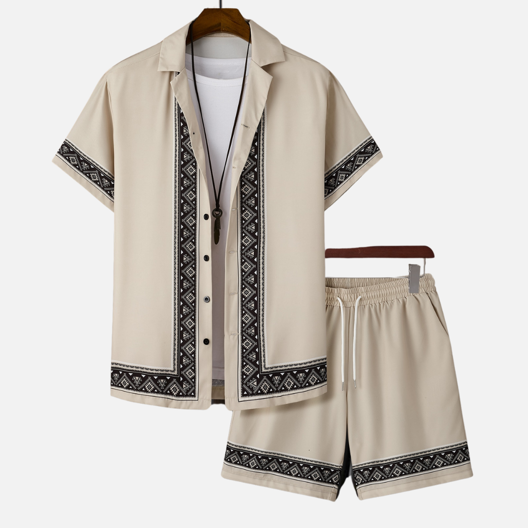 Conjunto Camisa e Short Masculino Fiorenze FRZ38