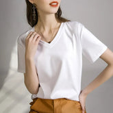 Blusa Casual em Algodão e Seda Sintética com Textura Fiorenze