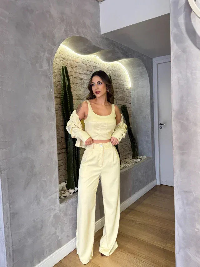 Conjunto Alfaiataria 3 Peças Eleonor