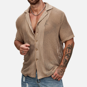 Camisa Casual Masculina de Tricô Fiorenze FRZ47