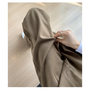 Calça Pantalona de Cintura Alta em Lã para Uso Casual Fiorenze