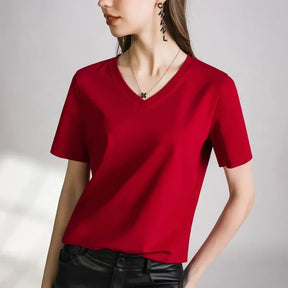 Blusa Casual em Algodão e Seda Sintética com Textura Fiorenze