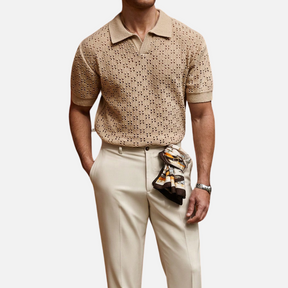 Camisa Polo Masculina Texturizada Fiorenze FRZ61