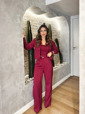 Conjunto Alfaiataria 3 Peças Eleonor