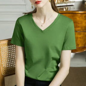 Blusa Casual em Algodão e Seda Sintética com Textura Fiorenze