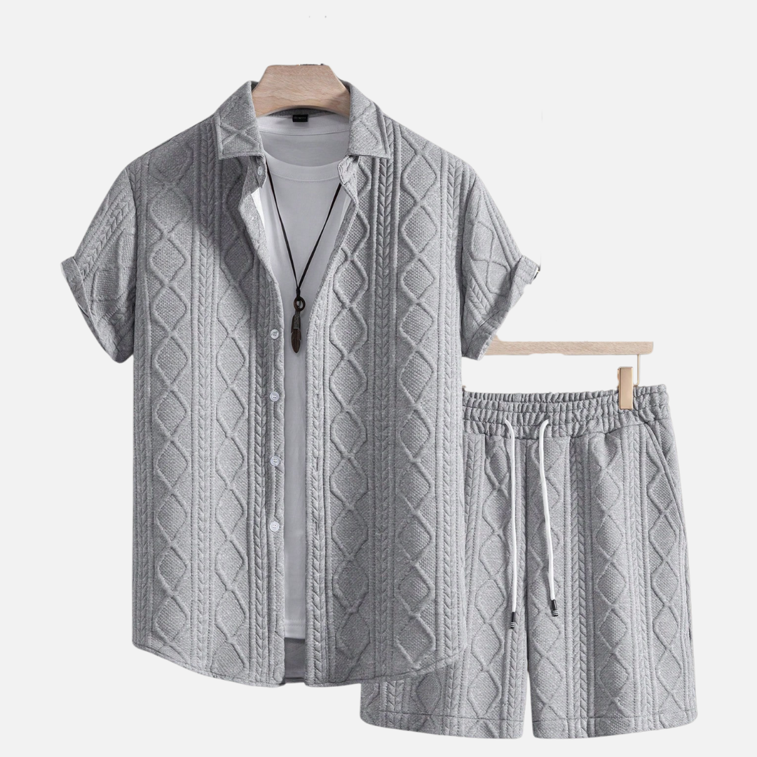 Conjunto Camisa e Short Masculino Fiorenze FRZ45