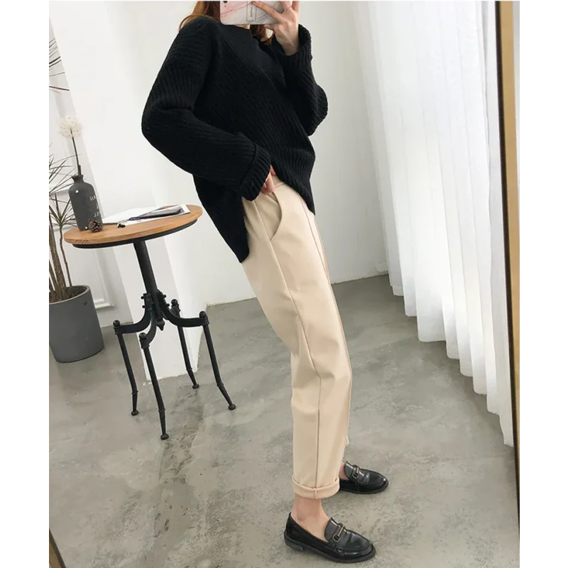 Calça de Alfaiataria Ajustada com Cintura Alta para Escritório Fiorenze