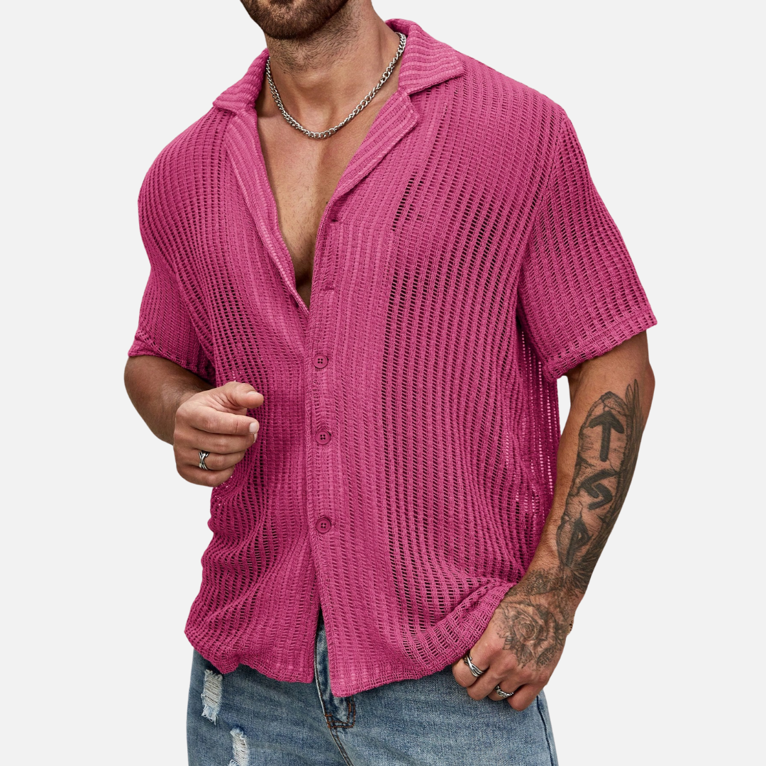 Camisa Casual Masculina de Tricô Fiorenze FRZ47