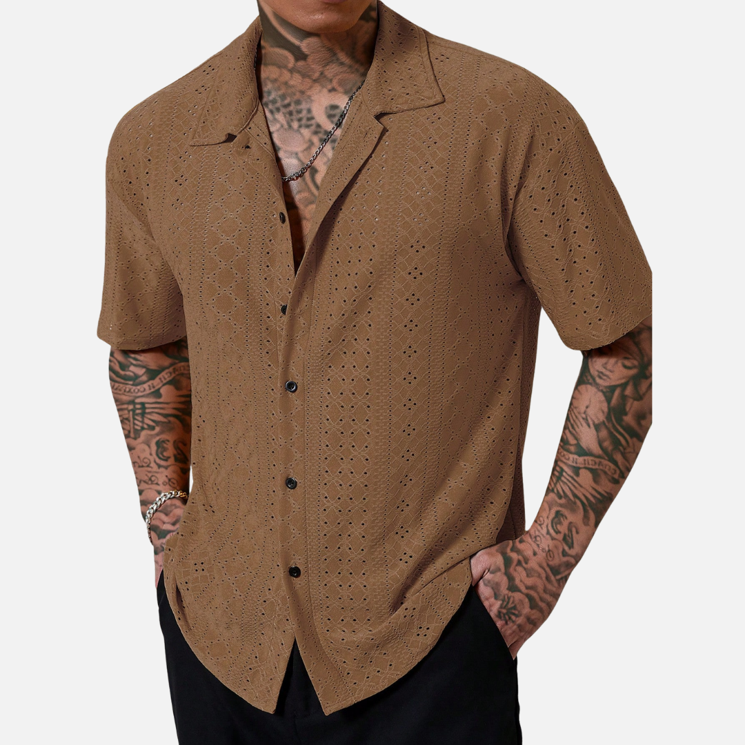 Camisa de Botão Masculina Fiorenze FRZ86