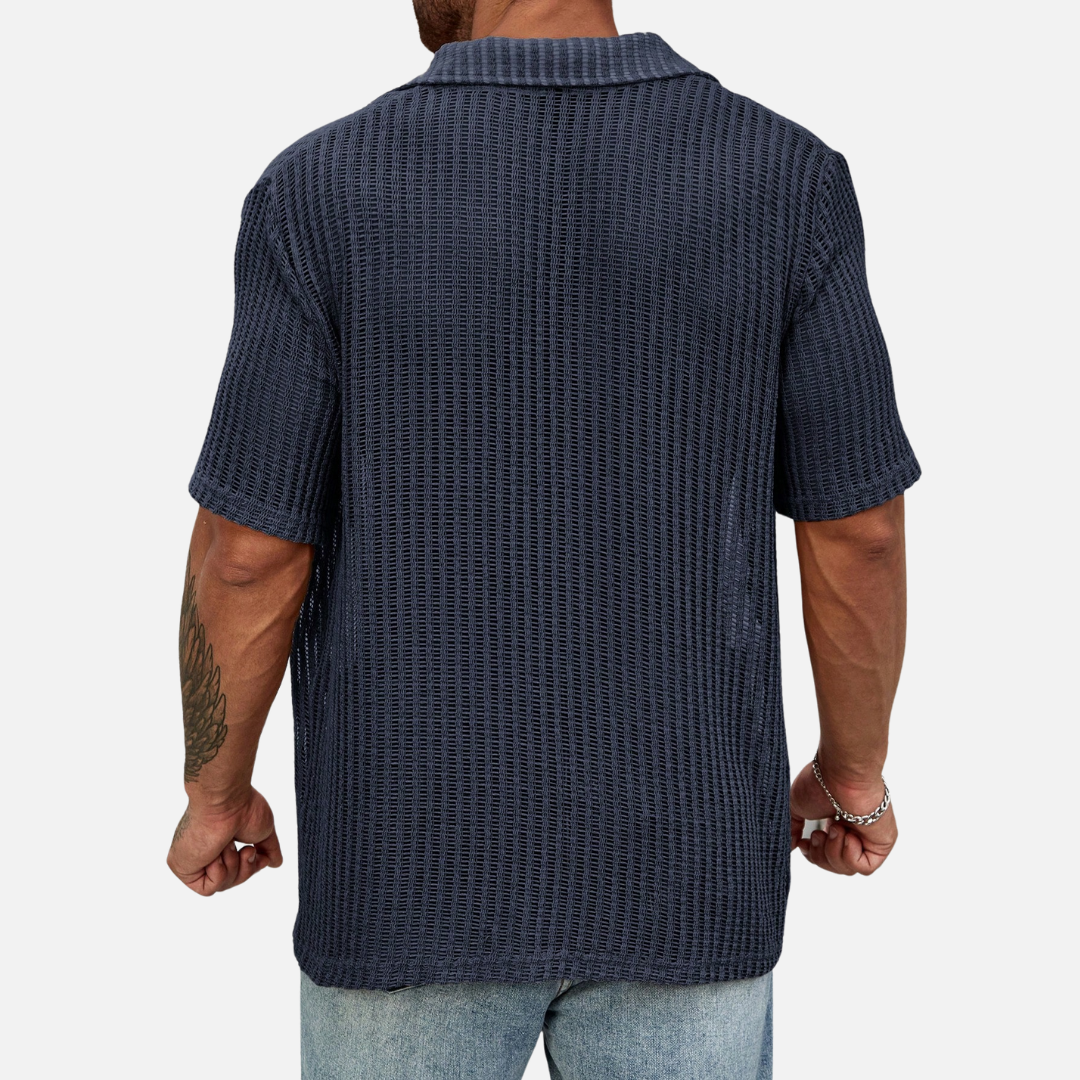 Camisa Casual Masculina de Tricô Fiorenze FRZ47