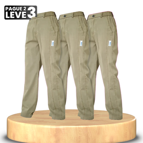 [Pague 2, Leve 3] - Calça Feminina Aurora em Malha de Seda Gelo e Poliéster