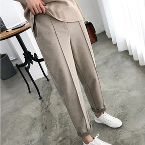 Calça de Alfaiataria Ajustada com Cintura Alta para Escritório Fiorenze