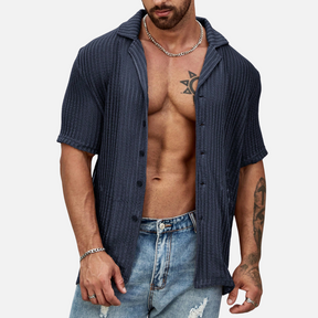 Camisa Casual Masculina de Tricô Fiorenze FRZ47