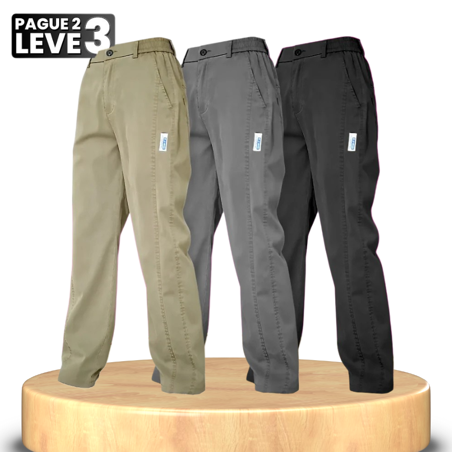 [Pague 2, Leve 3] - Calça Feminina Aurora em Malha de Seda Gelo e Poliéster