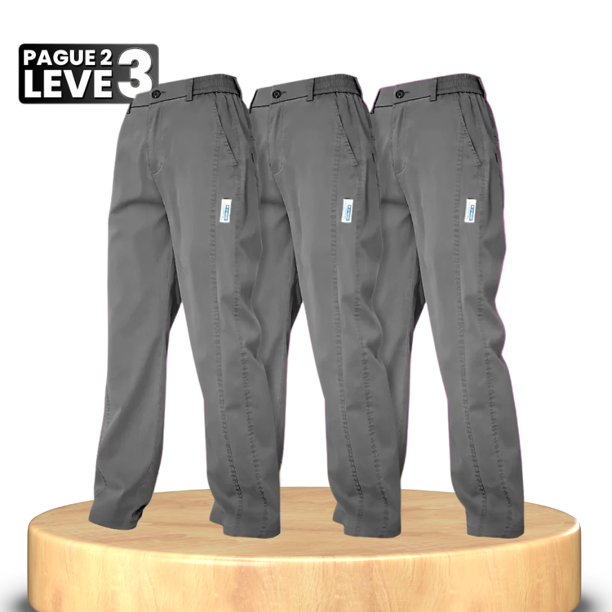 [Pague 2, Leve 3] - Calça Feminina Aurora em Malha de Seda Gelo e Poliéster