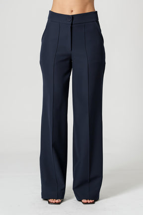 Calça Pantalona Com Vinco - Uban Fiorenze