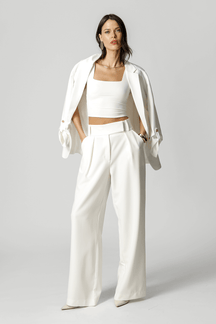 Calça Pantalona Fiorenze Classic Cós Minimalista