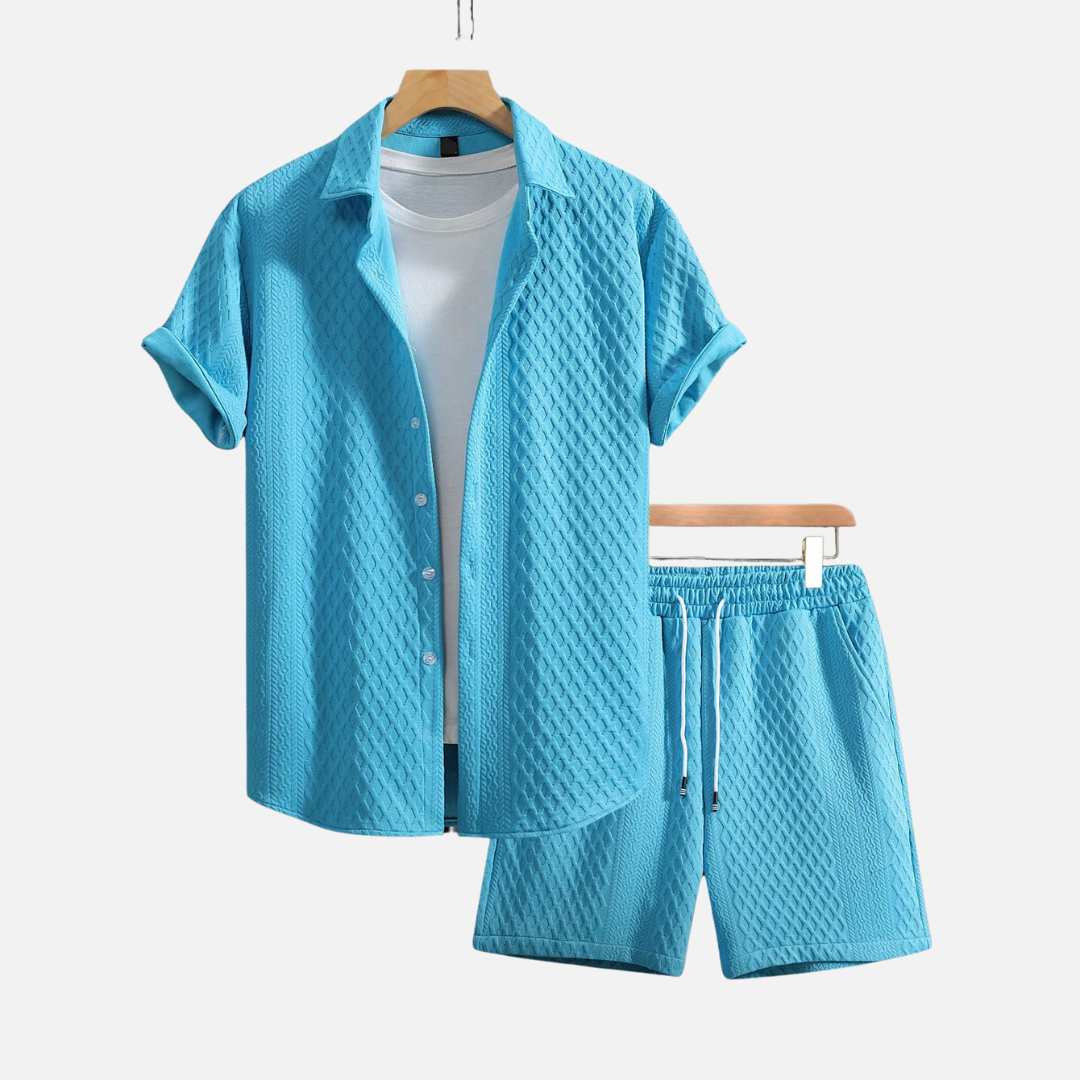 Conjunto Camisa e Short Masculino Fiorenze FRZ87