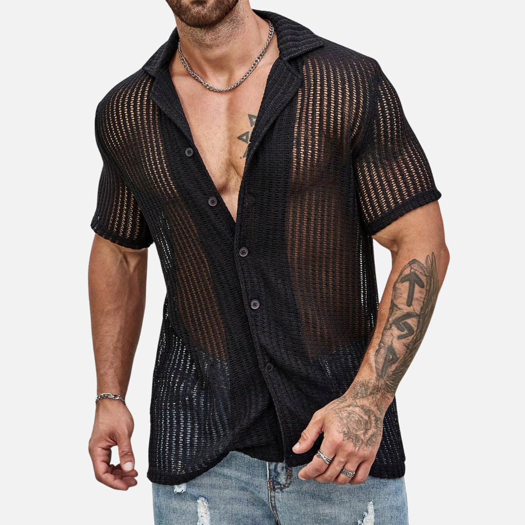 Camisa Casual Masculina de Tricô Fiorenze FRZ47