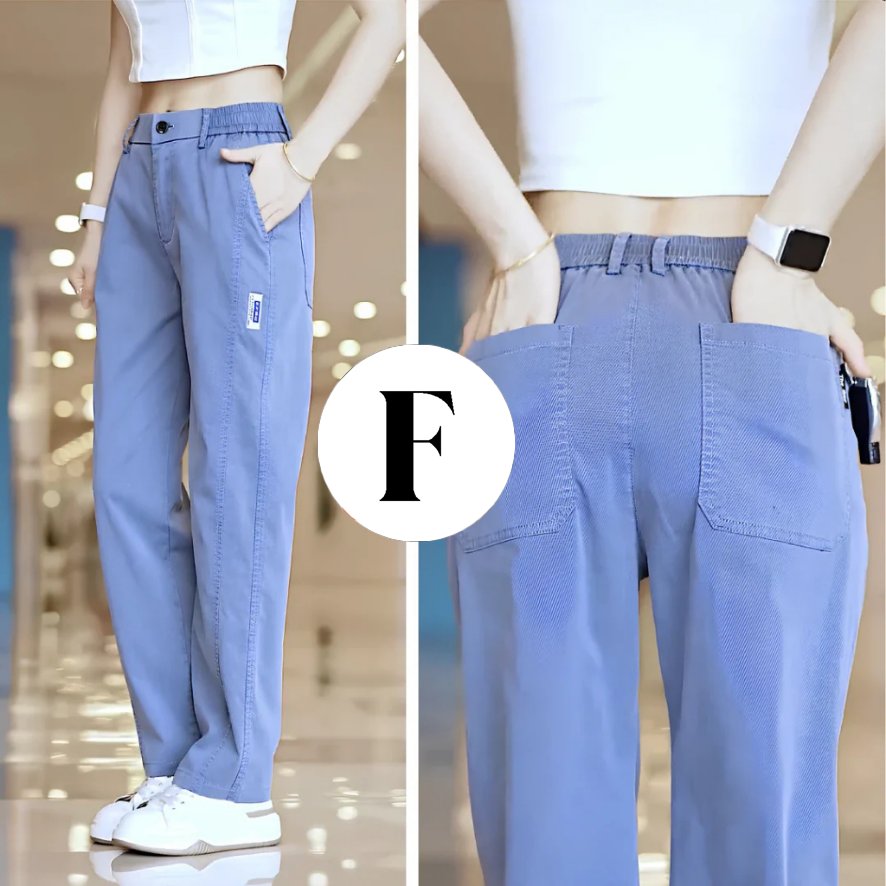 [Pague 2, Leve 3] - Calça Feminina Aurora em Malha de Seda Gelo e Poliéster