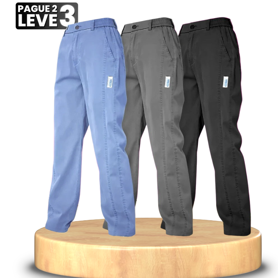 [Pague 2, Leve 3] - Calça Feminina Aurora em Malha de Seda Gelo e Poliéster