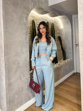 Conjunto Alfaiataria 3 Peças Eleonor