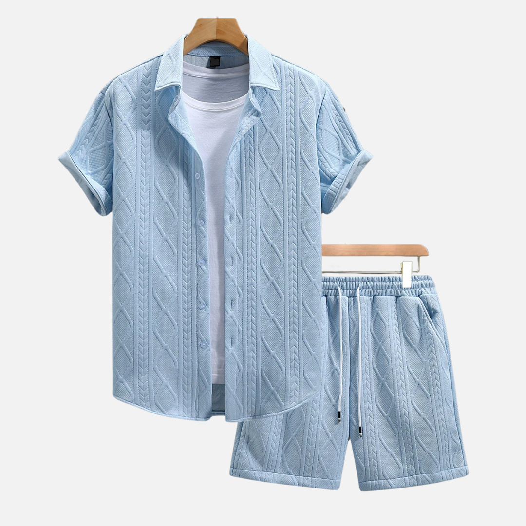 Conjunto Camisa e Short Masculino Fiorenze FRZ45