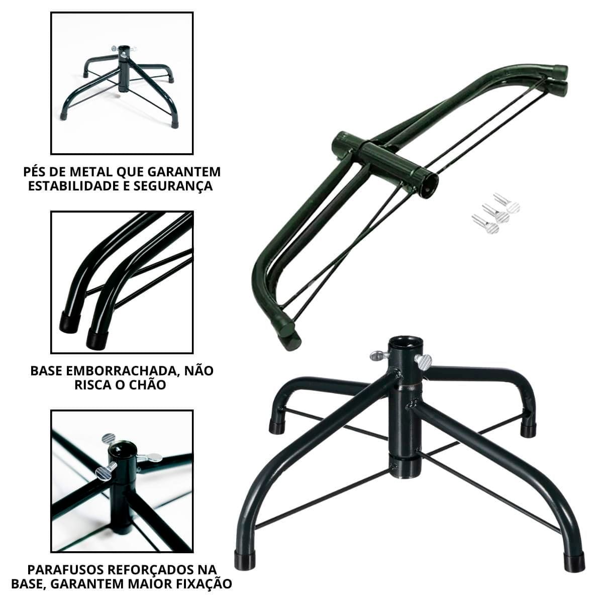 Árvore de Natal Pinheiro Canadense Luxo 1,80m – 800 Galhos Cheia, Premium Verde Tradicional Imperial